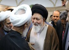 علم الهدی و رسایی در مراسم ترحیم فرزند کاظم صدیقی+تصاویر 