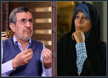 احمدی نژاد :  فائزه هاشمی دروغ نگفته در دام یک نهاد اطلاعاتی کشور گرفتار شده