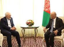رایزنی ظریف و اشرف غنی در آستانه
