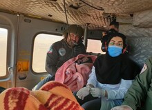  نوزاد زنجانی در بالگرد امداد ارتش در آسمان متولد شد/ تصاویر