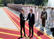 استقبال جهانگیری از نخست وزیر ارمنستان