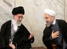 اولین دیدار روحانی با رهبر انقلاب بعد از پیروزی در انتخابات ریاست‌جمهوری
