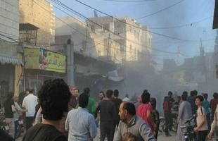 وقوع ۲ انفجار نزدیک محل اقامت ماکرون در دمشق