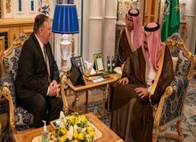 پمپئو در دیدار با ملک سلمان: امنیت دریایی تنگه هرمز باید تقویت شود