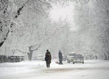 برف و سرمای شدید در افغانستان جان ۶۱ نفر را گرفت