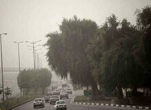 وزش باد شدید و گرد و خاک در تهران

