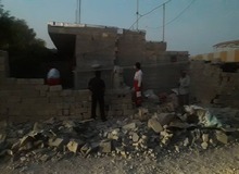 اولین تصویر از کانون زلزله در شهرستان  لافت هرمزگان+تصاویر