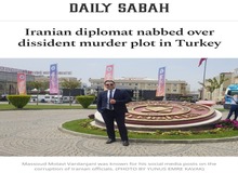 روزنامه دیلی‌صباح ترکیه از بازداشت کارمند کنسولگری ایران در استانبول خبر داد+عکس 