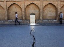 تخلیه کامل یک شهرک مسکونی اصفهان بر اثر فرونشست زمین