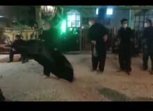فوت مداح ایلامی حین نوحه خوانی/FILM