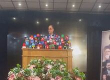 واکنش حقانیان به قطع برق هنگام نشست خبری: امیدوارم عمدی نباشد+فیلم 