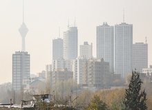 جولان آلودگی هوا در تهران/ ۱۲ ایستگاه سنجش آلودگی در وضعیت قرمز