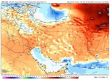 صدور هشدار قرمز هواشناسی برای ۲ استان؛ دمای هوا به ۵۰ درجه می‌رسد
