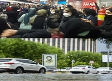 ترافیک سنگین در صبح بارانی پایتخت همزمان با اختلال دوباره در خط یک مترو 