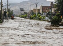 جان باختن ۲ تن در سیل شهرستان فسا