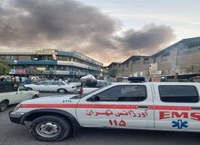 حریق شادآباد ۳ مصدوم داشت