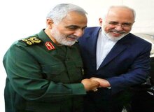 پیام تبریک ظریف به سردار سلیمانی
