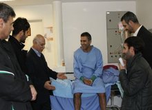 احمدرضا عابدزاده برای چکاب در بیمارستان بستری شد