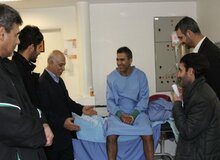 احمدرضا عابدزاده برای چکاب در بیمارستان بستری شد