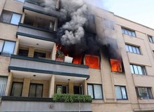 یک مجتمع تجاری در تهران طعمه حریق شد +جزئیات