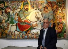 جواد عقیلی پیشکسوت نقاشی قهوه‌خانه‌ای رگذشت