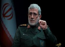هشدار سردار قاآنی به سربازان اسرائیلی: اگر امروز با اختیار خود عقب‌نشینی نکنید، فردا با خواری و شکست ناگزیر به فرار خواهید شد