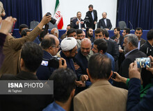 حاشیه جلسه شورای اداری خوزستان و جروبحث برخی نمایندگان خوزستان با رئیس سازمان حفاظت محیط زیست