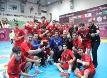 قهرمانی تیم ملی هندبال زیر۱۷ سال ایران در آسیا