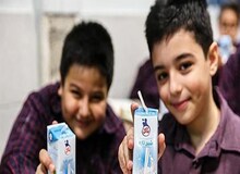 فردا در مدارس شیر به دانش آموزان داده می شود
