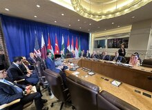 نشست مشترک ترامپ با رهبران ۹ کشور عربی و اسلامی برگزار شد