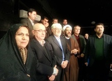 محمدرضا عارف به تماشای بازی نابینایان نشست