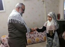 هدیه دختر شهید به سردار نقدی چه بود؟