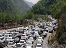 آخرین وضعیت ترافیکی در جاده چالوس