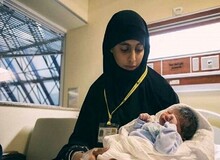 تولد اولین نوزاد پسر در حج امسال /عکس