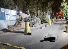 عضو شورای شهر تهران: علت نشست زمین در چیذر، ترکیدگی یکی از لوله‌های اصلی آب بود 