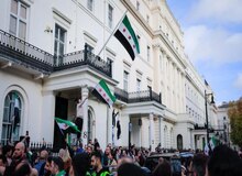 سفارت سوریه در لندن بازگشایی شد