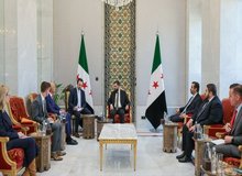 باراک در دمشق با الشرع دیدار کرد