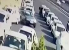 سرقت ناباورانه تلفن همراه در پمپ بنزین!/ FILM
