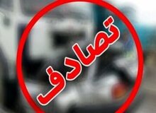 واژگونی کامیون در محور دماوند-رودهن
