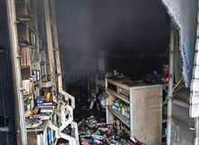 آتش‌سوزی یک داروخانه در یوسف‌آباد