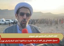 حجت‌الاسلام علی معبودی، مسئول نمایندگی ولی‌فقیه در سپاه حضرت سیدالشهدا:  رزمایش «الی بیت‌المقدس ۱۶» ر حوزه‌های اعتقادی، بصیرتی و نظامی  در تهران آغاز شده است