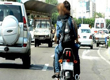 توقیف ۲۰ موتور شارژی به علت کشف حجاب
