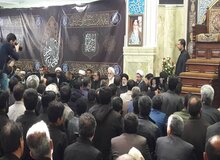 دیدار حجت الاسلام ابراهیم رئیسی با جمعی از خانواده جانباختگان مراسم تشییع پیکر شهید سلیمانی در کرمان + عکس