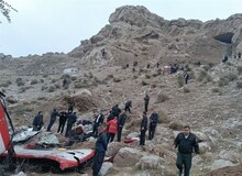 آمار فوتی‌های حادثه واژگونی اتوبوس سربازان به ۱۰ نفر رسید