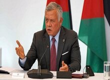 تاکید پادشاه اردن بر تلاش برای توقف جنگ غزه
