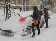 ارتفاع برف در اردبیل به ۸۷ سانتی‌متر رسید