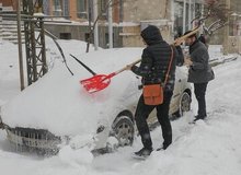 ارتفاع برف در اردبیل به ۸۷ سانتی‌متر رسید
