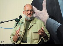 سردار سعید قاسمی در مراسم ختم نادر طالب زاده: خاتمی و هاشمی و روحانی وهمه عوامل رسانه ای آنها لعنت فرستاد/FILM
