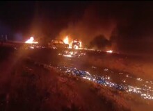 پلیس راه: سانحه رانندگی در محور قلعه‌گنج_رمشک، جان ٨ نفر را گرفت