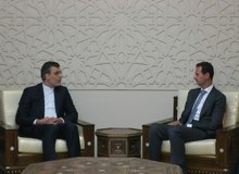 جابری ‌انصاری با رئیس جمهوری سوریه دیدار کرد